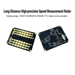 24G millimeter wave vehicle speed measurement radar sensor module HLK-LD2415H remote speed measurement serial communication