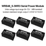 WRB4805S-3WR3/WRB4812S-3WR3 WRB4803S/WR4809S/WRB4824S-3WR3 3W DC-DC Isolation Voltage Power Module
