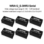 WRA1205S-3WR3 isolated power module WRA1203/2409/WRA1212/WRA122424S-3W dual output Power Converter