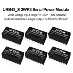 URB4805S-3WR3 URB4803/09/12/15/24VS-3WR3 DC to DC 24V to 3.3V/5V/9V//12V/15V/24V Isolation Voltage Power Converter Module