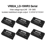 VRB2412LD-10WR3 VRB2405LD/VRB2415LD/VRB2424LD DC-DC isolated power module 12V to 3.3/5/9/12/15/24V Power Converter
