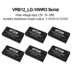 VRB1205LD-10WR3 VRB1212LD/VRB1215LD/VRB1224LD DC-DC isolated power module 12V to 3.3/5/9/12/15/24V Power Converter