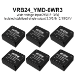 VRB2405YMD-6WR3 Power Converter VRB2403/VRB2412/VRB2415/VRB2424YMD-6WR3 DC-DC isolated stable voltage output power supply module