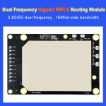 Dual Band WiFi 6 Gigabit AX3000 OpenWrt Routing Module MT7981B MT7981B+MT7976C+MT7531A chip Gateway Module without Cooling Fin HLK-RM65
