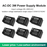 AC to DC 3.3V/5V/9V/12V/15V/24V 3w Step Down mini Power Supply Converter Module switch power module HLK-3M05B/3M12B/3M15B/3M24B