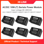 Ultra small AC/DC 10W 220V to 5V/9V/12V/15V/24V step down mini power switch power converter module HLK-10M05T/10M12T/10M24T