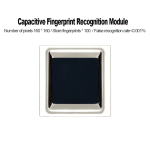 Hi-link fingerprint recognition module HLK-ZW0608 square semiconductor capacitive fingerprint acquisition sensor switch module