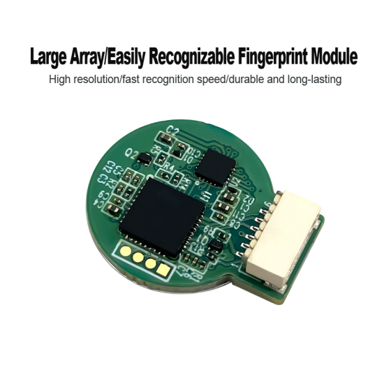 Hi-link fingerprint recognition module HLK-ZW0919 capacitive touch ball racket shaped fingerprint door lock acquisition sensor module